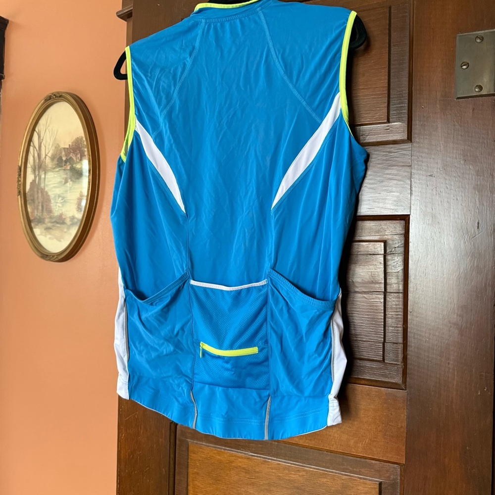 Gore Bike Wear Blue Sleeveless Tank Top - Picture 5 of 5
